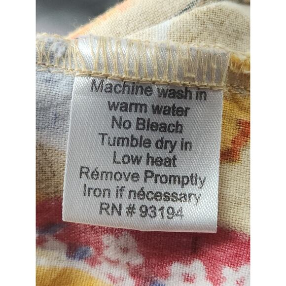 D'em Crazy Hawaiian Button Down Men's XL Floral Tikki Cocktail Design Beachwear - Picture 7 of 7